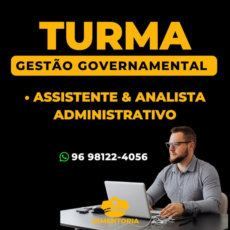 TURMA GESTÃO - TECNICO E ANALISTA ADMINISTRATIVO